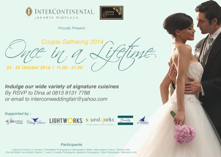 Ivory Bridal Events 2014 Once in A Life Time Wedding Event Jakarta Indonesia