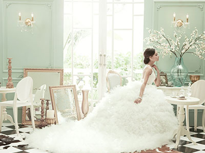 Ivory Bridal Gown, Gaun Pernikahan, Bridal Jakarta, Classic Timeless Wedding Dress, Timeless Wedding Gown