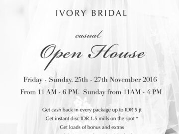 Ivory Bridal Jakarta Wedding Event 2016 Romantic Wedding Gown